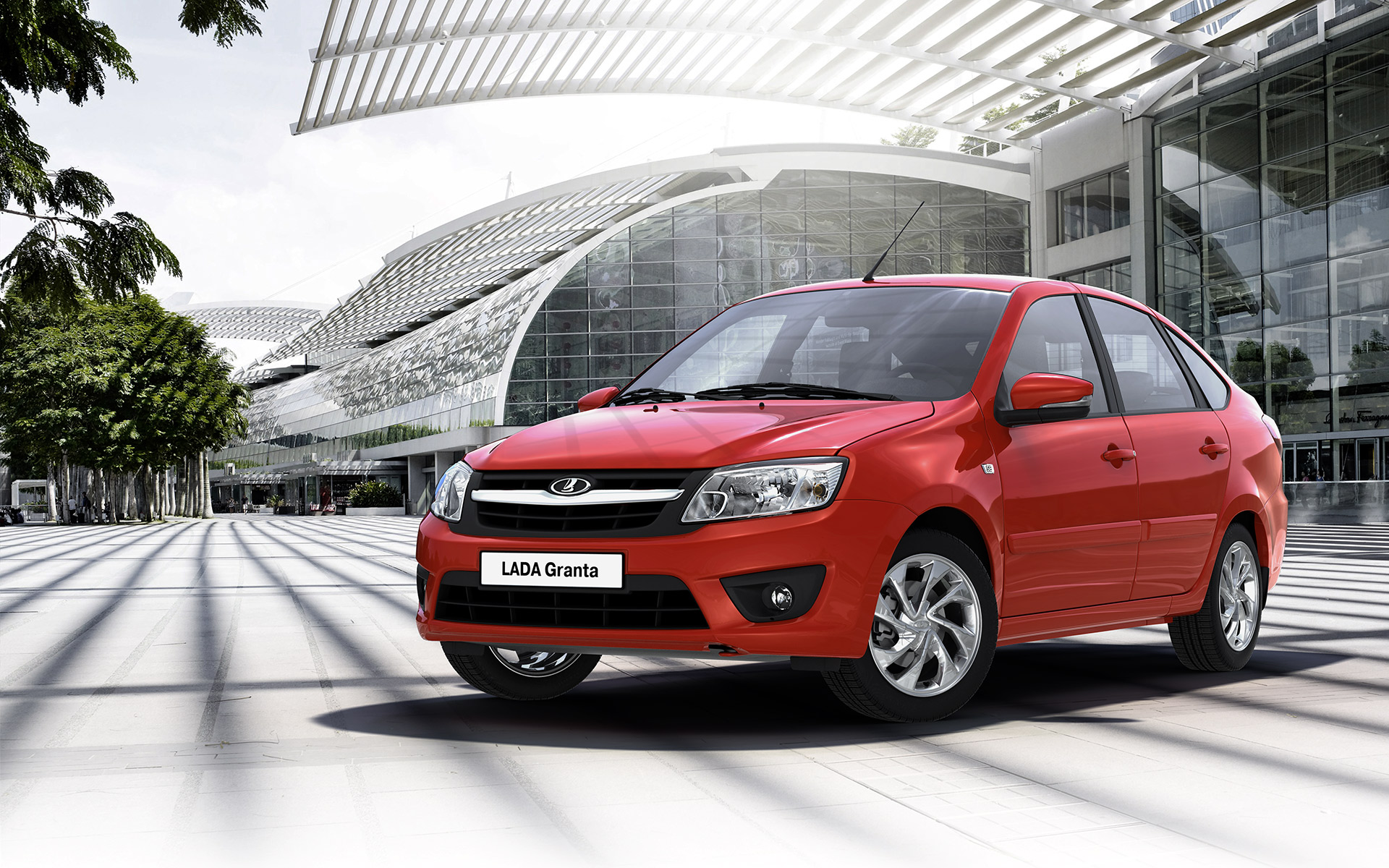 Смоленск, автомобили, Лада Гранта, Lada Granta